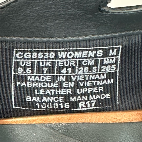 Rockport Womens Size 9.5 M Black Leather Criss Cross Soft Wedge Shoes 10… - Picture 11 of 14